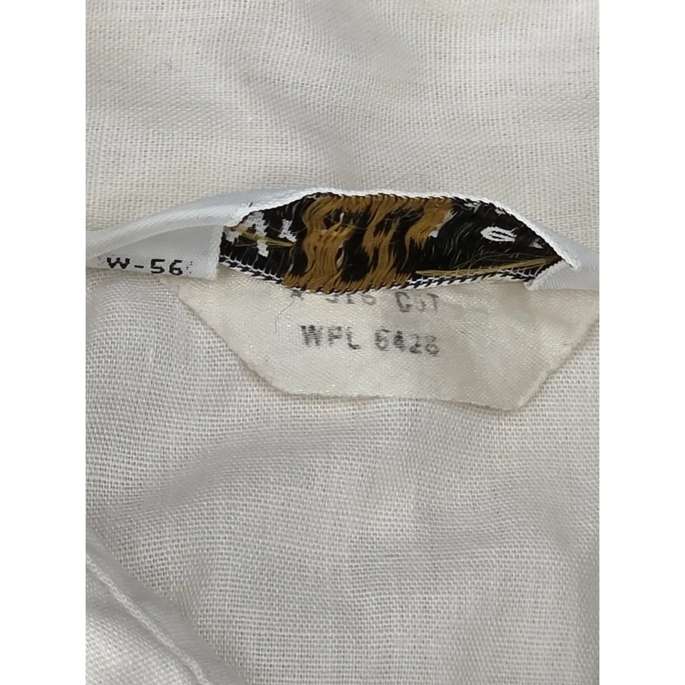 VTG 1980s Wrangler Women's Western Colorblock Button Up Shirt 34 S/M Long Sleeve